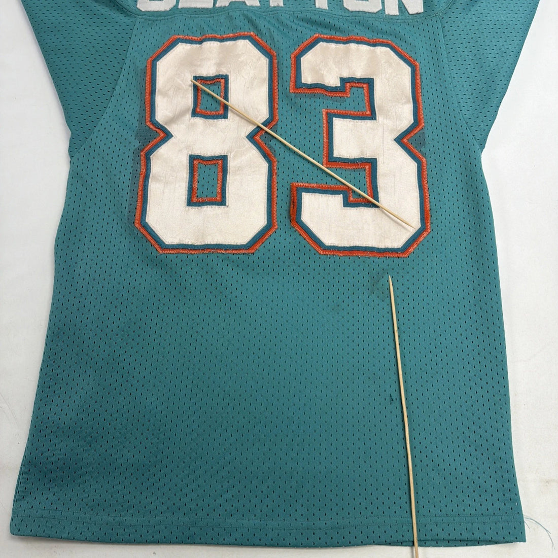 Vintage Miami Dolphins Mark Clayton Jersey Size Medium Stitched NFL