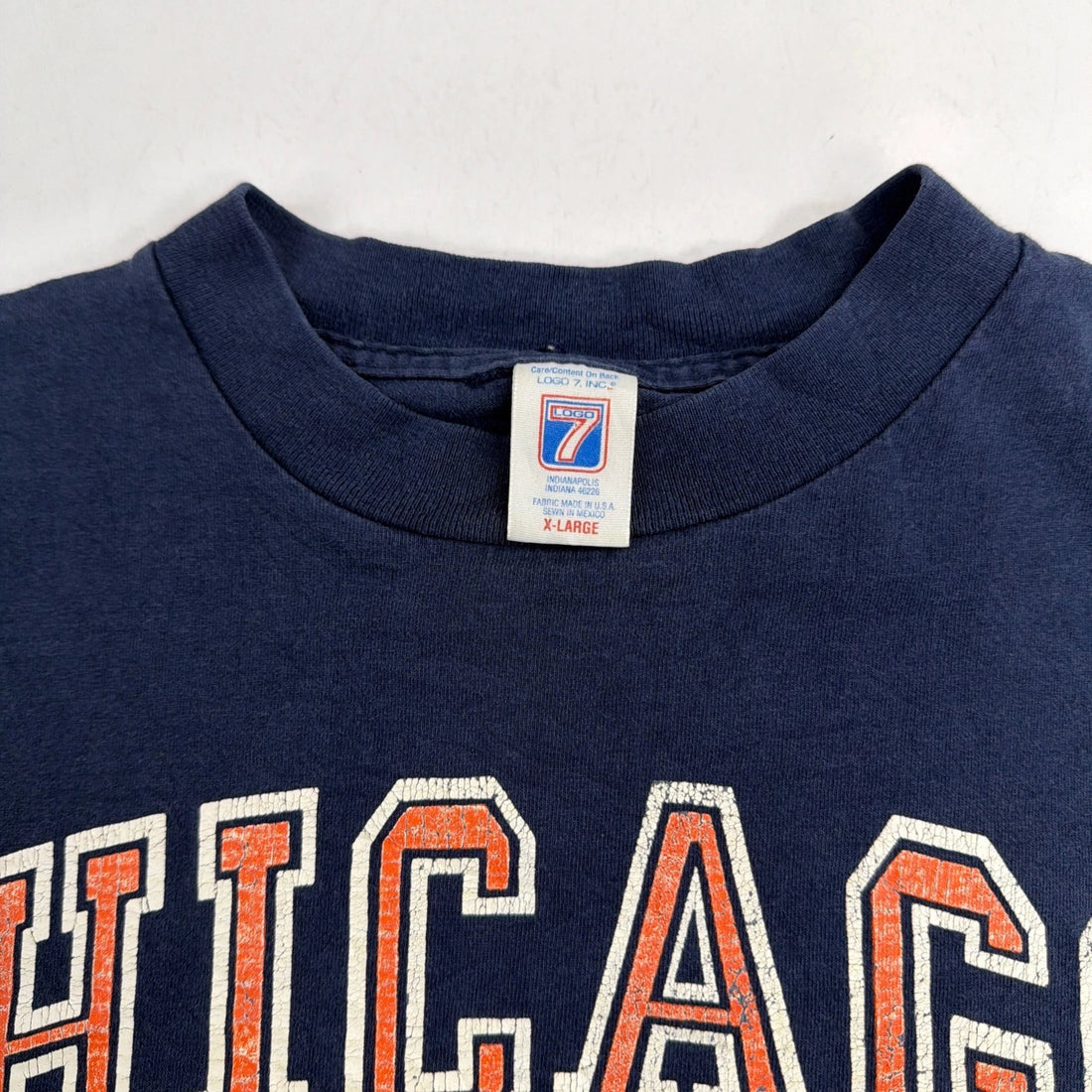 Vintage Chicago Bears Logo 7 T-Shirt Size XL NFL