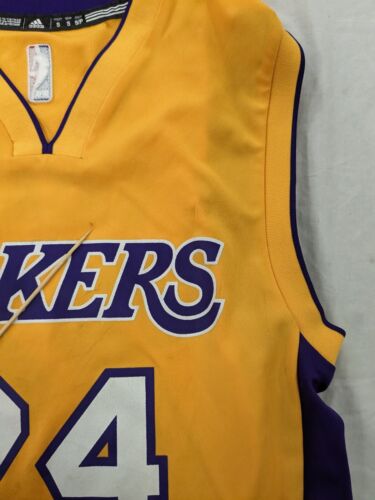 Los Angeles Lakers Kobe Bryant Adidas Jersey Size Small Purple Gold NBA