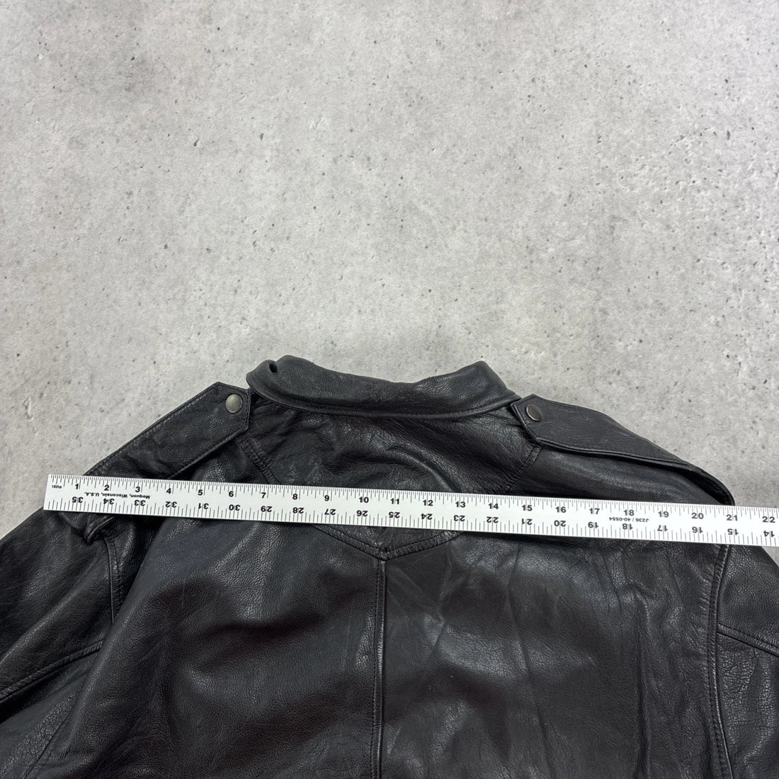 Vintage Flight Club Leather Bomber Jacket Size Large