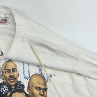 Vintage Pittsburgh Steelers Super Bowl XXX Caricature T-Shirt Size XL 90s NFL