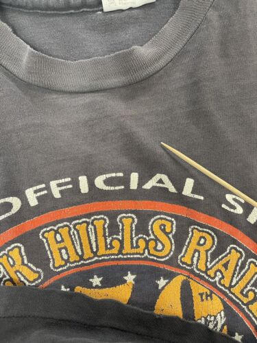 Vintage Harley Davidson Motorcycles Black Hills Rally T-Shirt Size XL
