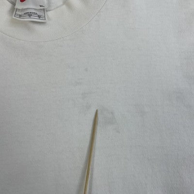 Vintage Nike Mock Neck Long Sleeve T-Shirt Size XL White