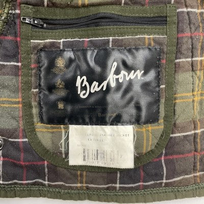 Barbour Eskdale Quilted Coat Jacket Size Medium Green