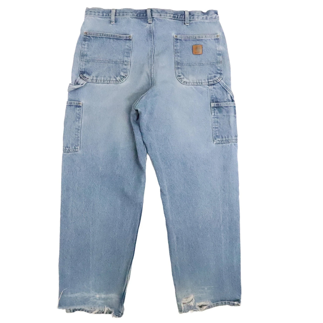 Carhartt Carpenter Denim Jeans Work Pants Size 38 X 30 Blue