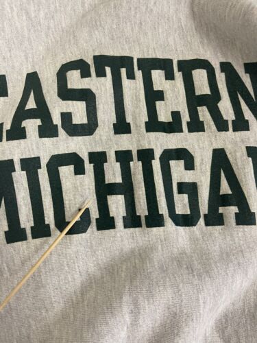 Vintage Eastern Michigan Eagles Champion Reverse Weave Sweatshirt Large 90s NCAA