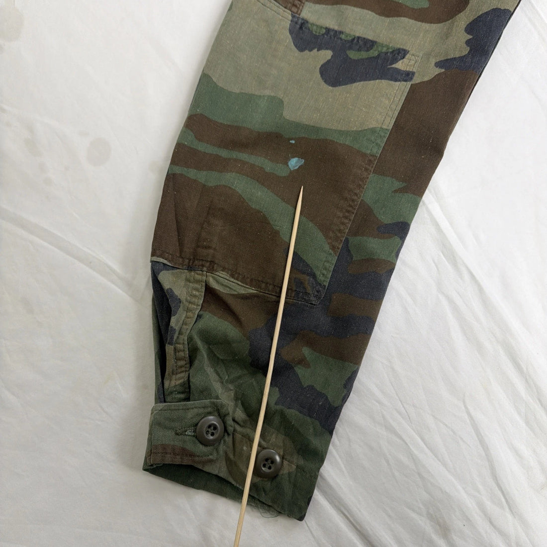 Military Woodland Camo Field Jacket Size Small Long