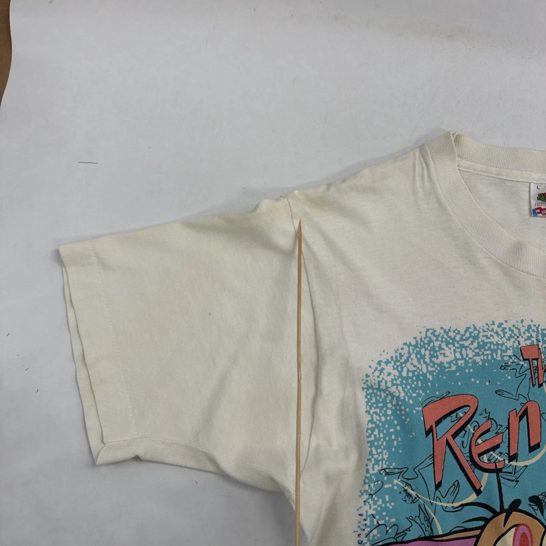 Vintage The Ren & Stimpy Show Nickelodeon T-Shirt Size Large 1991 90s