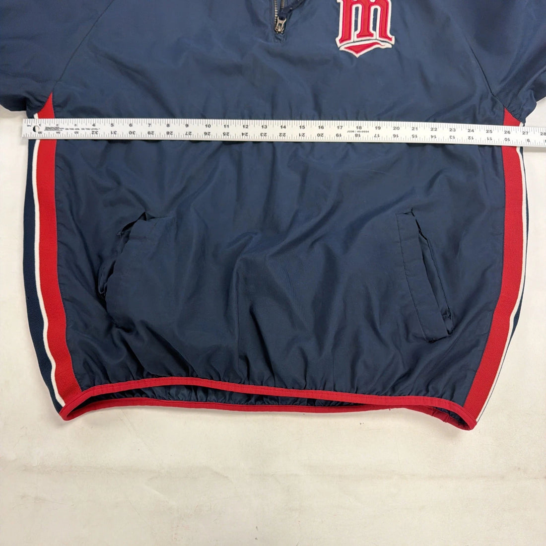 Minnesota Twins Majestic Windbreaker Light Jacket Size XL MLB