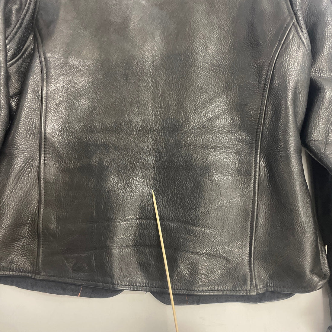 First Classics Leather Cafe Racer Motorcycle Jacket Size Medium