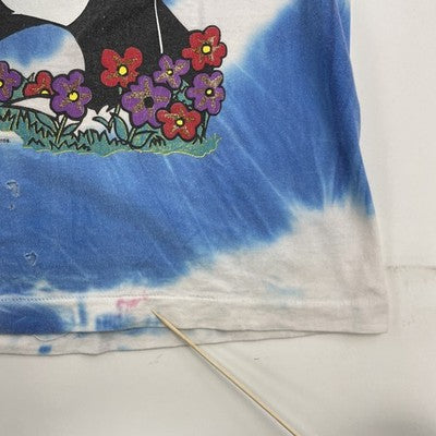 Vintage Tweety Bird Sylvester Cat Tie Dye T-Shirt Size Large 90s