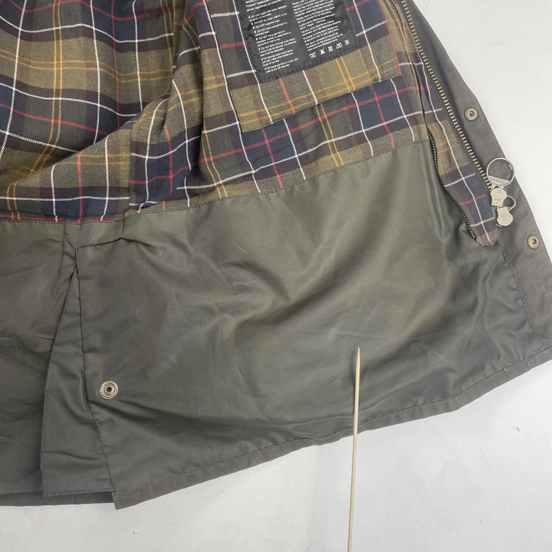 Barbour Wax Ashby Coat Jacket Size XL
