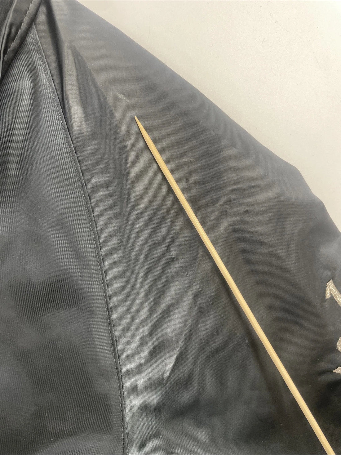 Vintage 1966 Imperial Satin Bomber Jacket Size Medium Auto