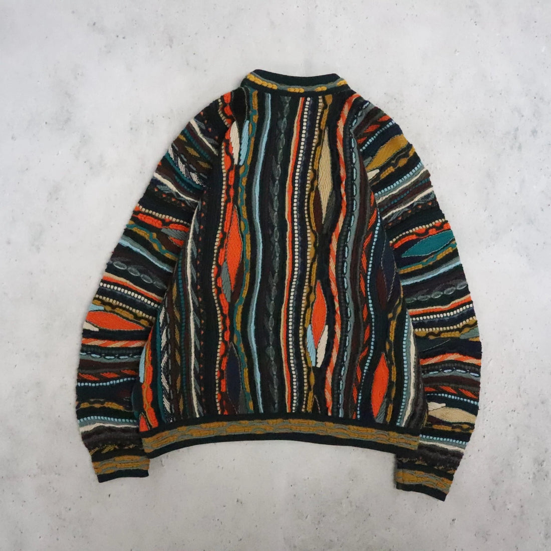 Vintage Coogi Australia 3D Knit Crewneck Sweater Size XL