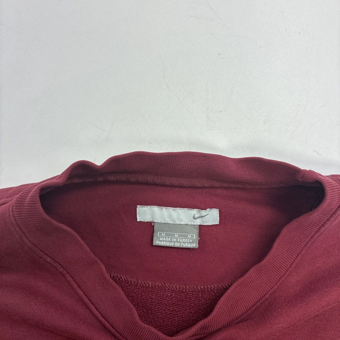 Vintage Nike Crewneck Sweatshirt Size Medium Red Embroidered Swoosh