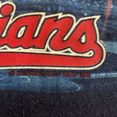 Vintage Cleveland Indians Central Division Champions T-Shirt Large 1999 90s MLB