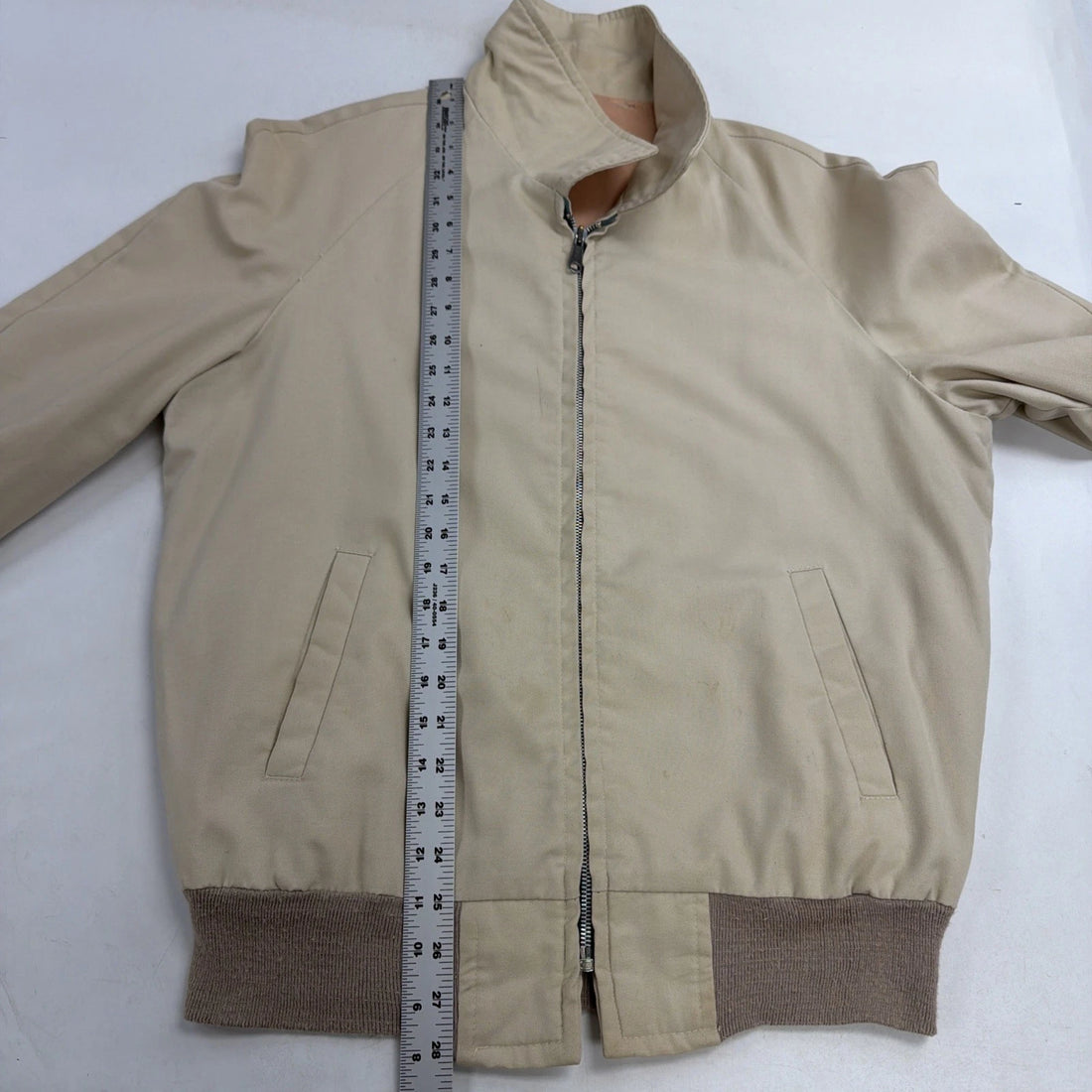 Vintage Bomber Jacket Size Medium Pride Zip