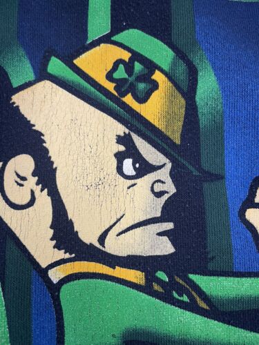 Vintage Notre Dame Fighting Irish Sweatshirt Crewneck Size XL 90s NCAA