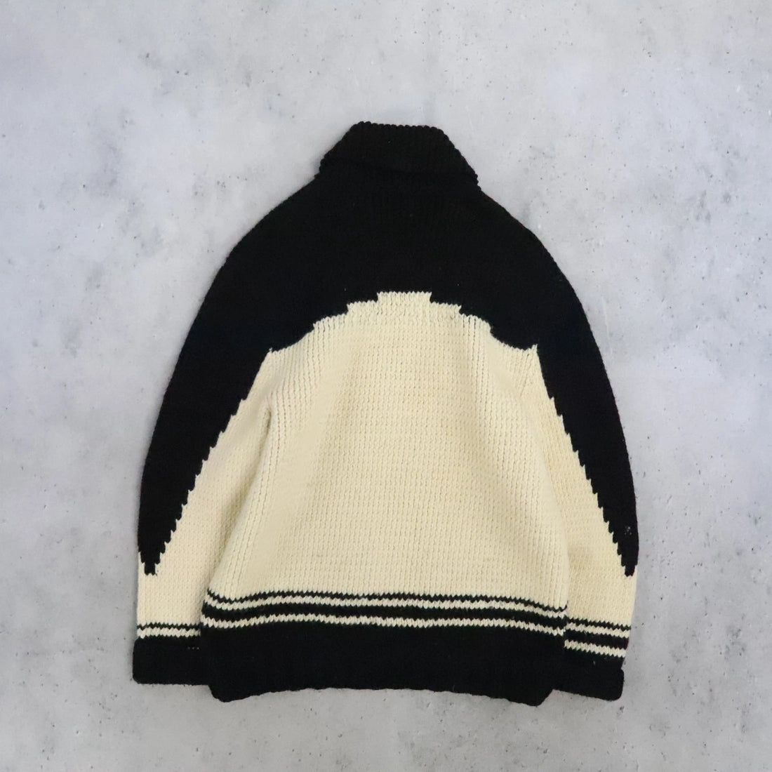 Wool Knit Cowichan Sweater Size XL Vintage