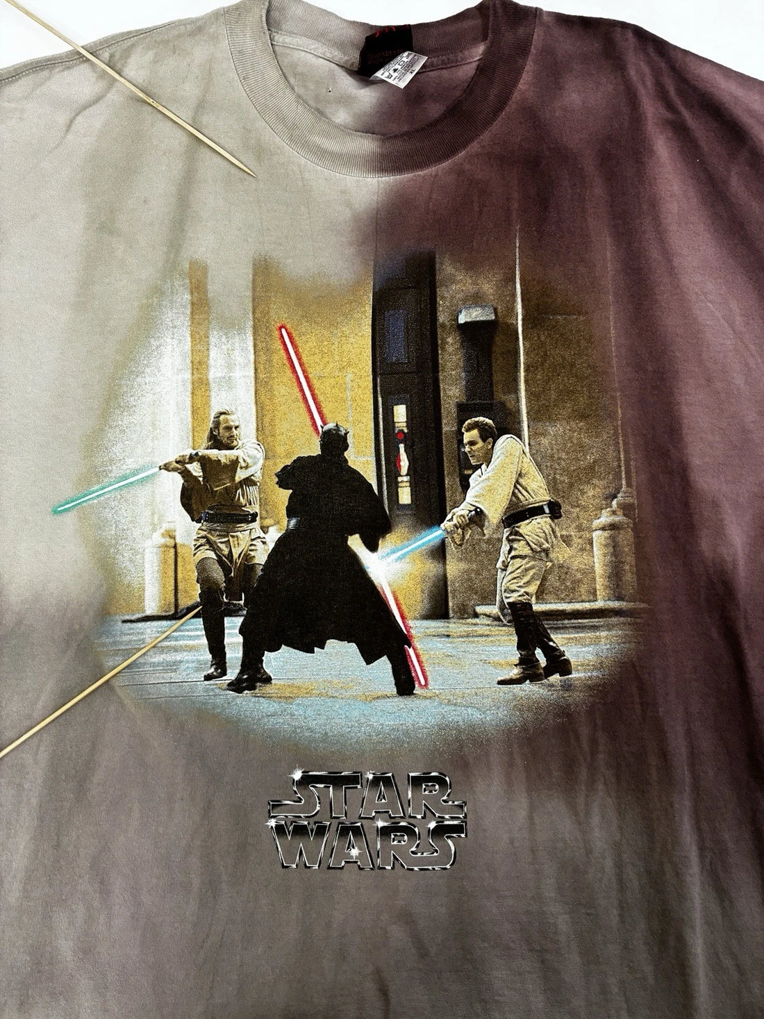 Vintage Star Wars Tie Dye Movie Promo T-Shirt Size XL