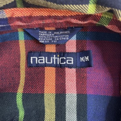 Vintage Nautica Button Up Shirt Size Medium