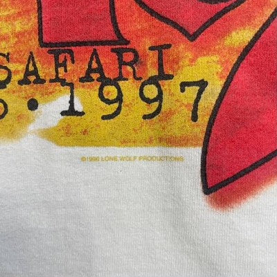 Vintage ZZ Top Continental Safari T-Shirt Size Large 1997 90s