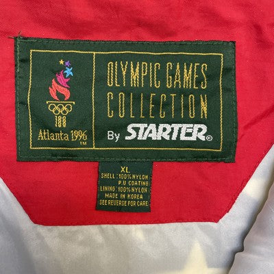 Vintage Team USA Olympics Eagle Starter Windbreaker Jacket Large Minute Maid 90s