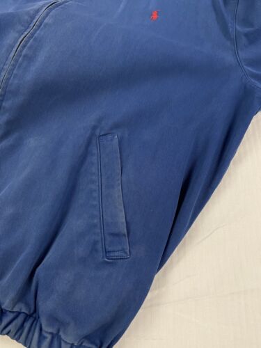 Vintage Polo Ralph Lauren Harrington Jacket Size Medium Blue