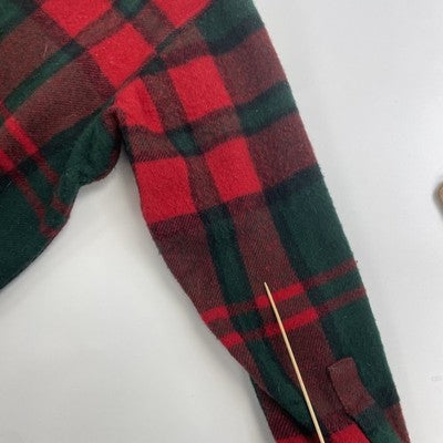 Vintage Woolrich Wool Button Up Shirt Jacket Size XL Plaid