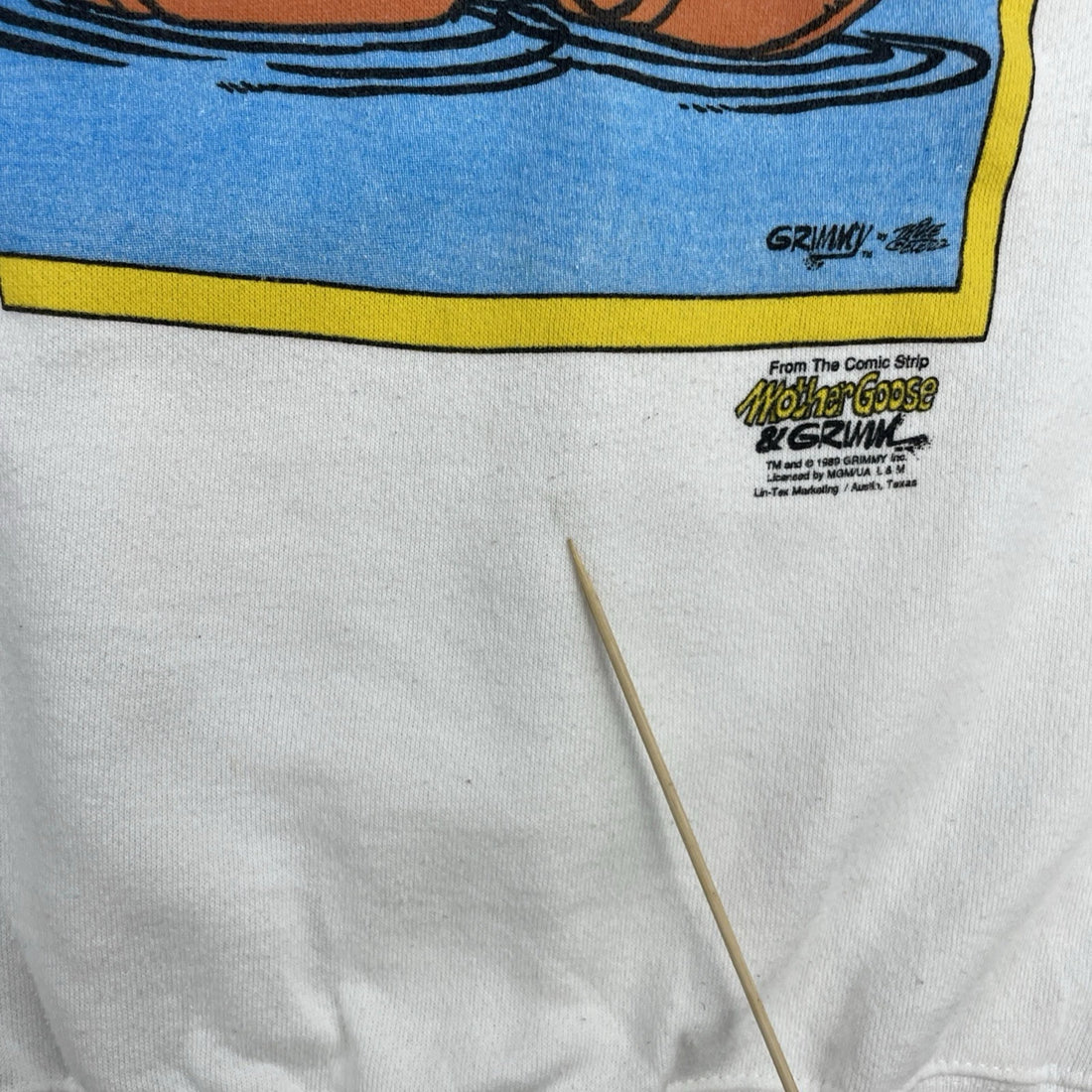 Vintage Mother Goose Grimm Comic Strip Sweatshirt Large Humor Parody 80s