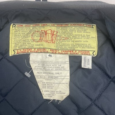 Vintage Evin Telescopic Self Sizing Liner Jacket Size 40