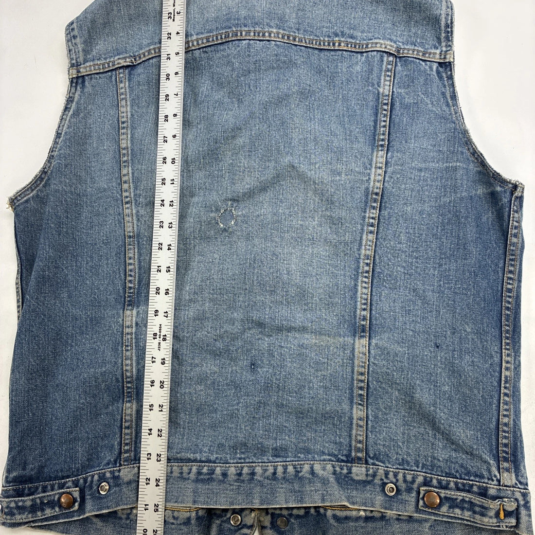 Vintage GWG Denim Vest Jacket Size Large