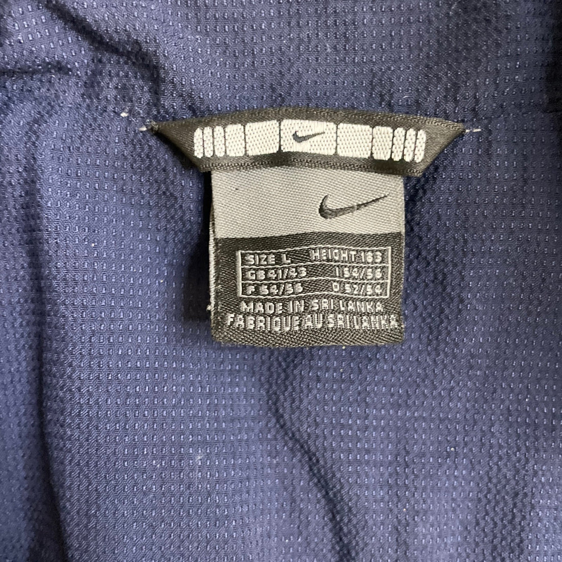 Vintage Nike Windbreaker Light Jacket Size Large Blue