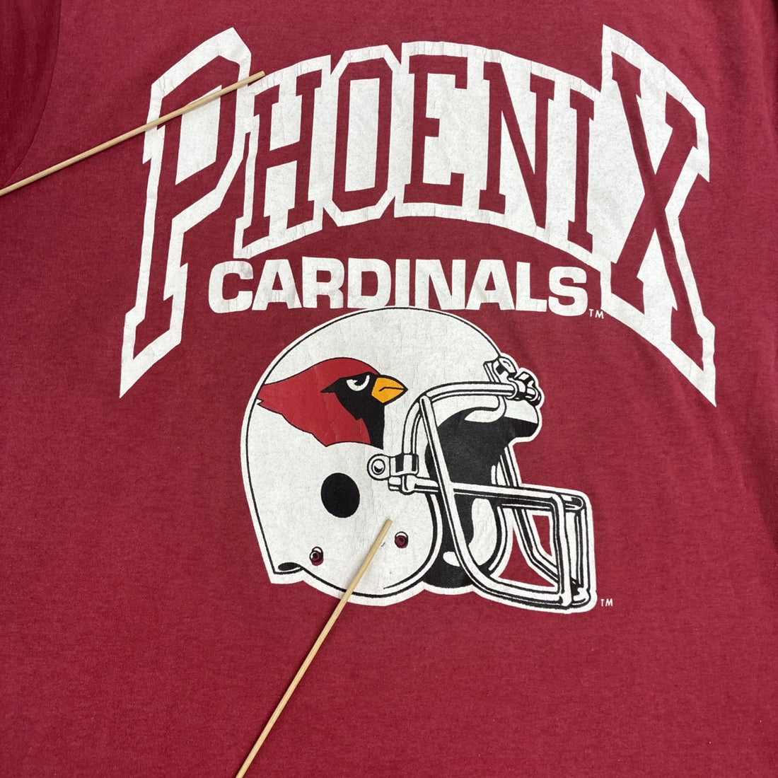 Vintage Phoenix Cardinals Champion T-Shirt Size Large 80s NFL