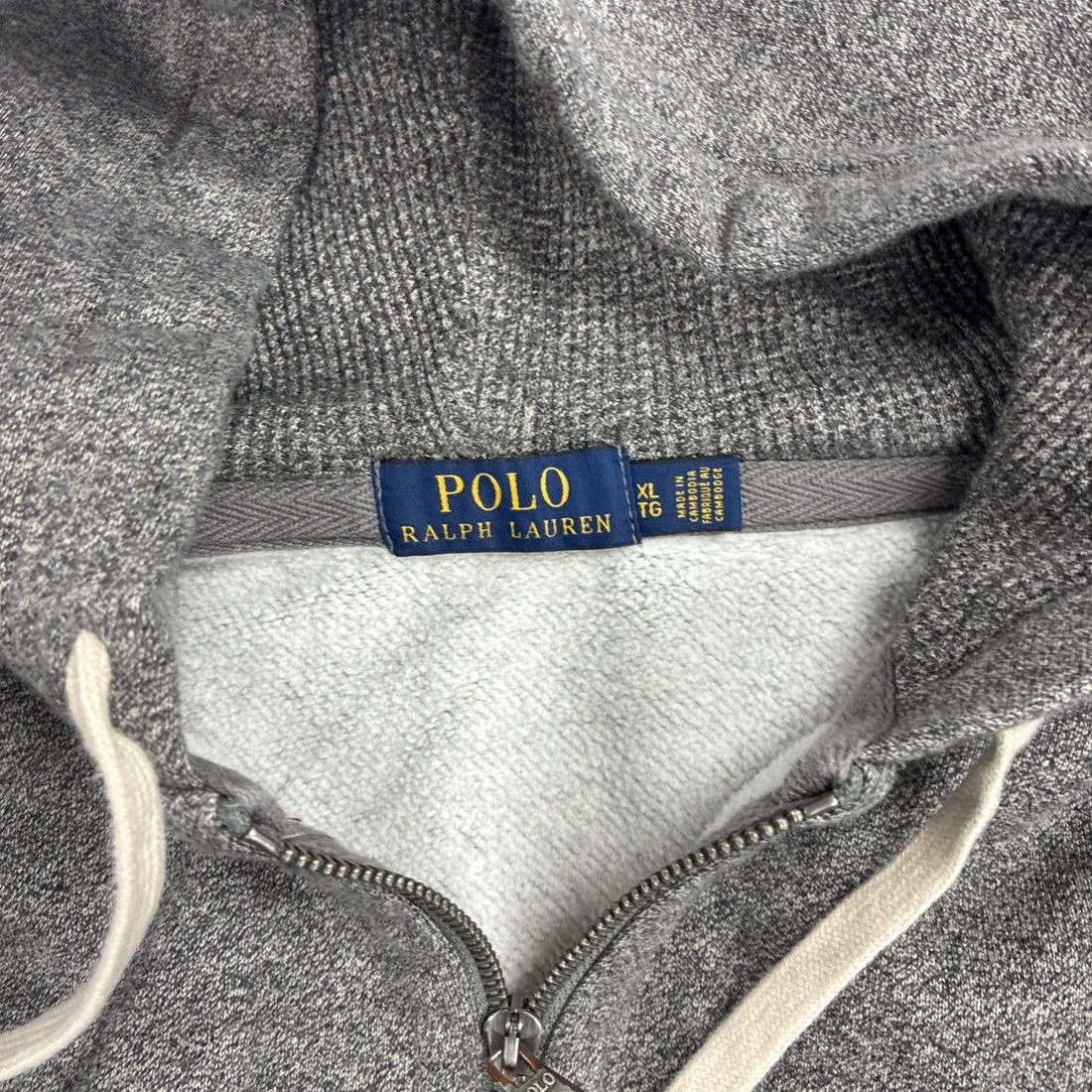 Polo Ralph Lauren Full Zip Sweatshirt Hoodie Size XL