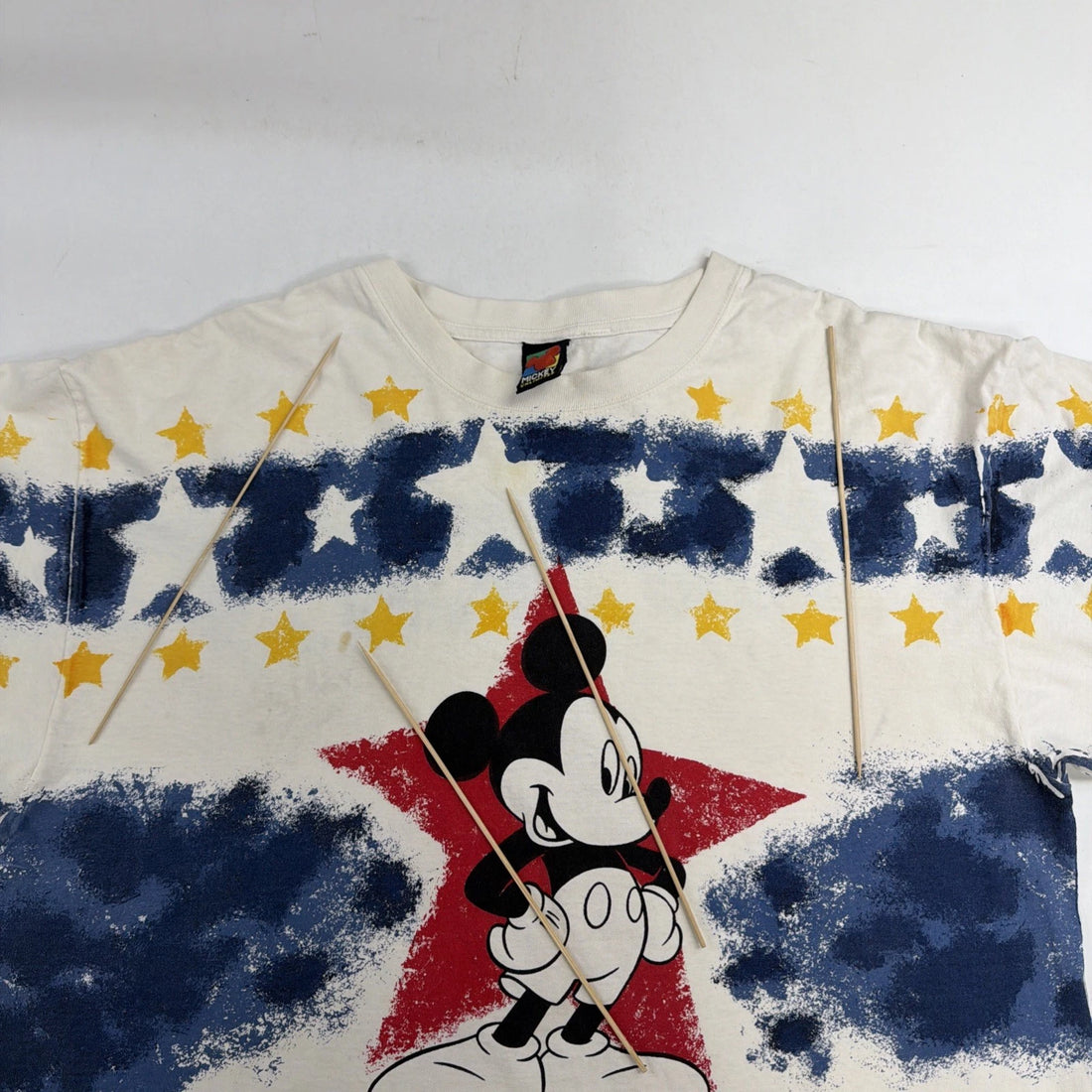 Vintage Mickey Mouse Disney T-Shirt Size 2XL All Over Print
