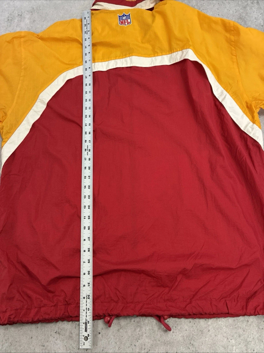Vintage Kansas City Chiefs Starter Windbreaker Light Jacket Size 2XL NFL