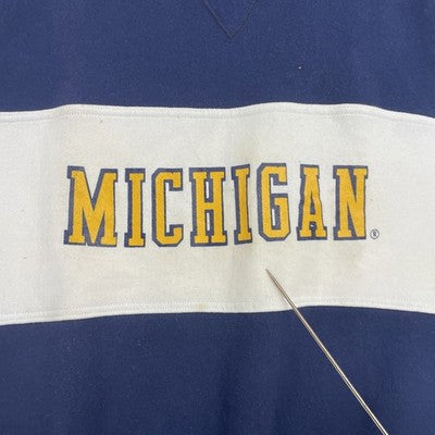Vintage Michigan Wolverines Russell Athletic Sweatshirt Size Large 90s NCAA