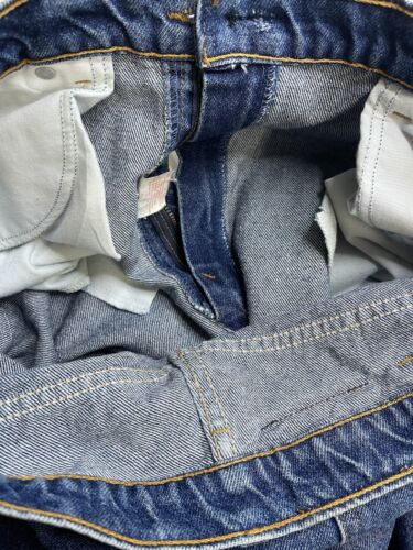 Vintage Levi Strauss & Co 619 Denim Jeans Pants Size 36 X 34 Orange Tab