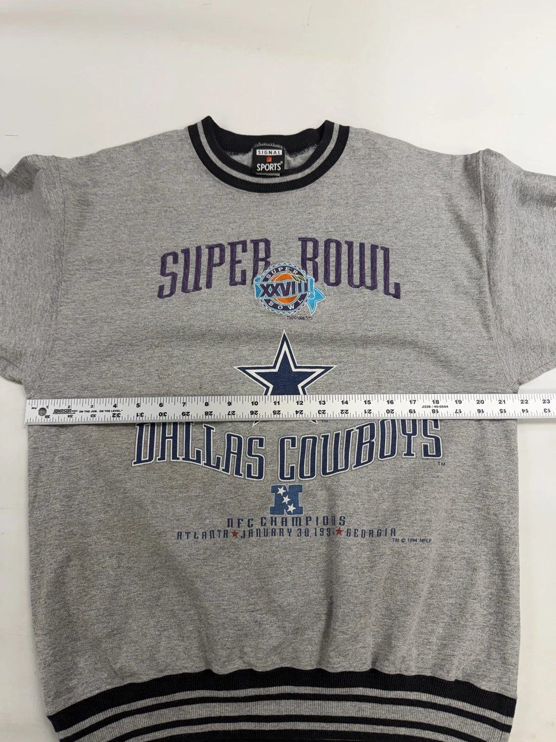 Vintage Dallas Cowboys Super Bowl XXVIII Sweatshirt Crewneck Size Large NFL