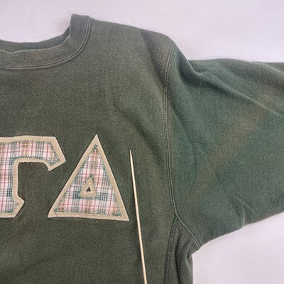 Vintage Alpha Gamma Delta Champion Reverse Weave Crewneck Sweatshirt Large 80s