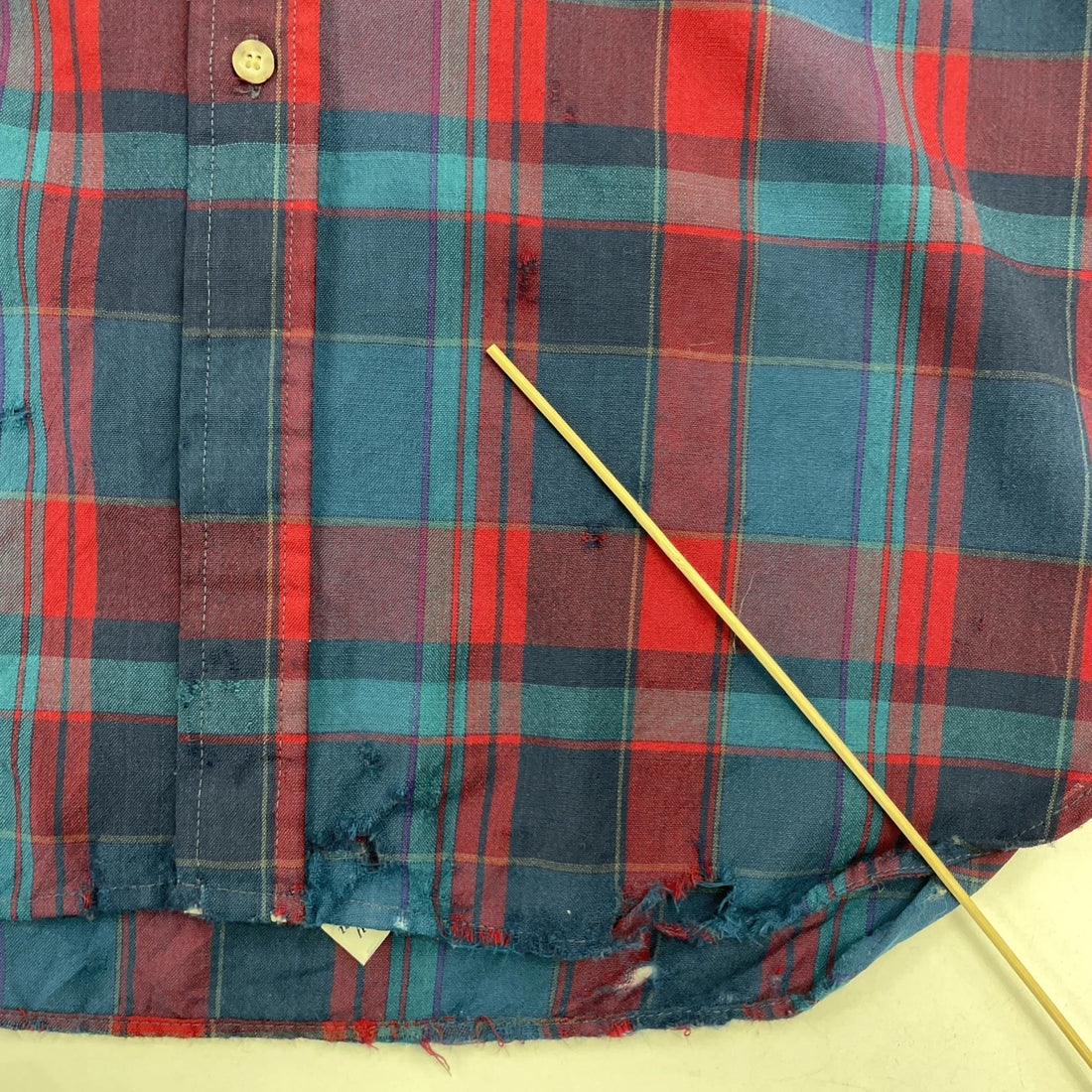 Vintage Pendleton Button Up Shirt Size Large Long Plaid