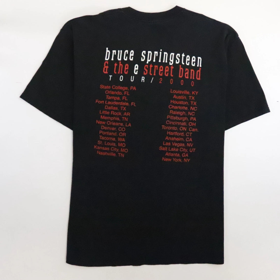 Vintage Bruce Springsteen E Street Band Tour T-Shirt Size 2XL Music 2000