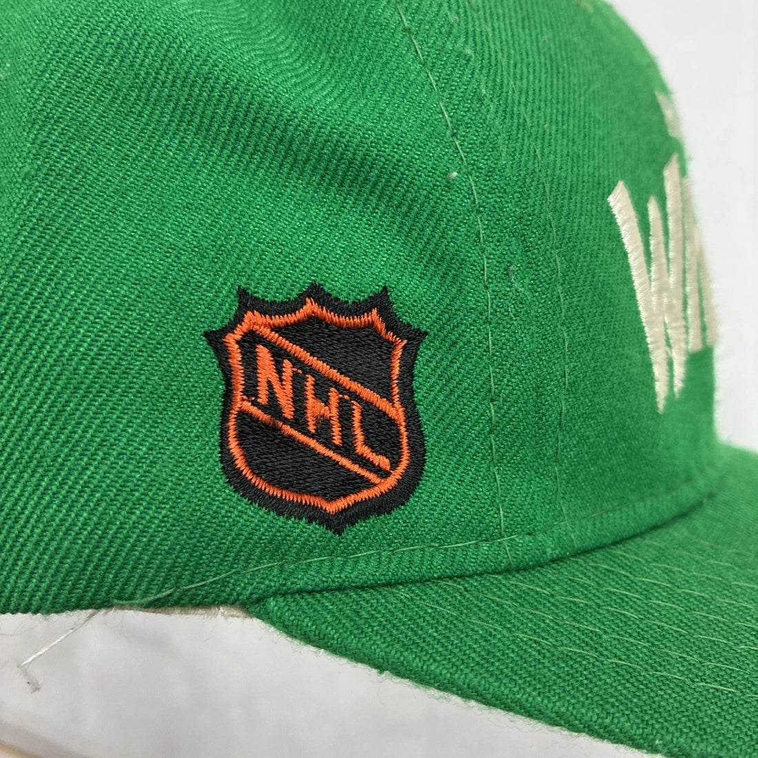 Vintage Hartford Whalers Script Sports Specialties Wool Snapback Hat OSFA NHL