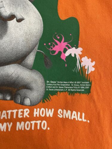 Horton Hears A Who Dr Seuss T-Shirt Size XL Movie Promo 2007