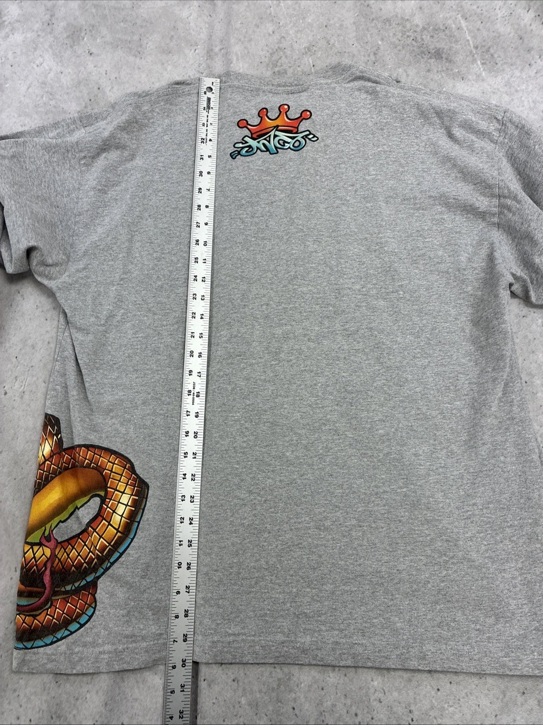 Vintage JNCO Jeans 8 Ball Snake Long Sleeve T-Shirt Size 2XL Y2K