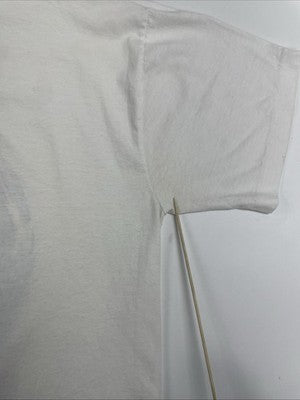 Vintage NASA Space T-Shirt Size XL White 90s