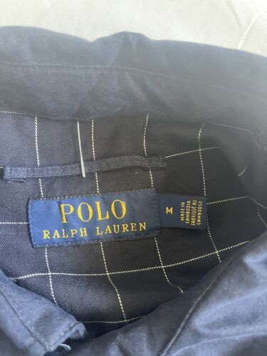 Polo Ralph Lauren Harrington Jacket Size Medium Grid Lined