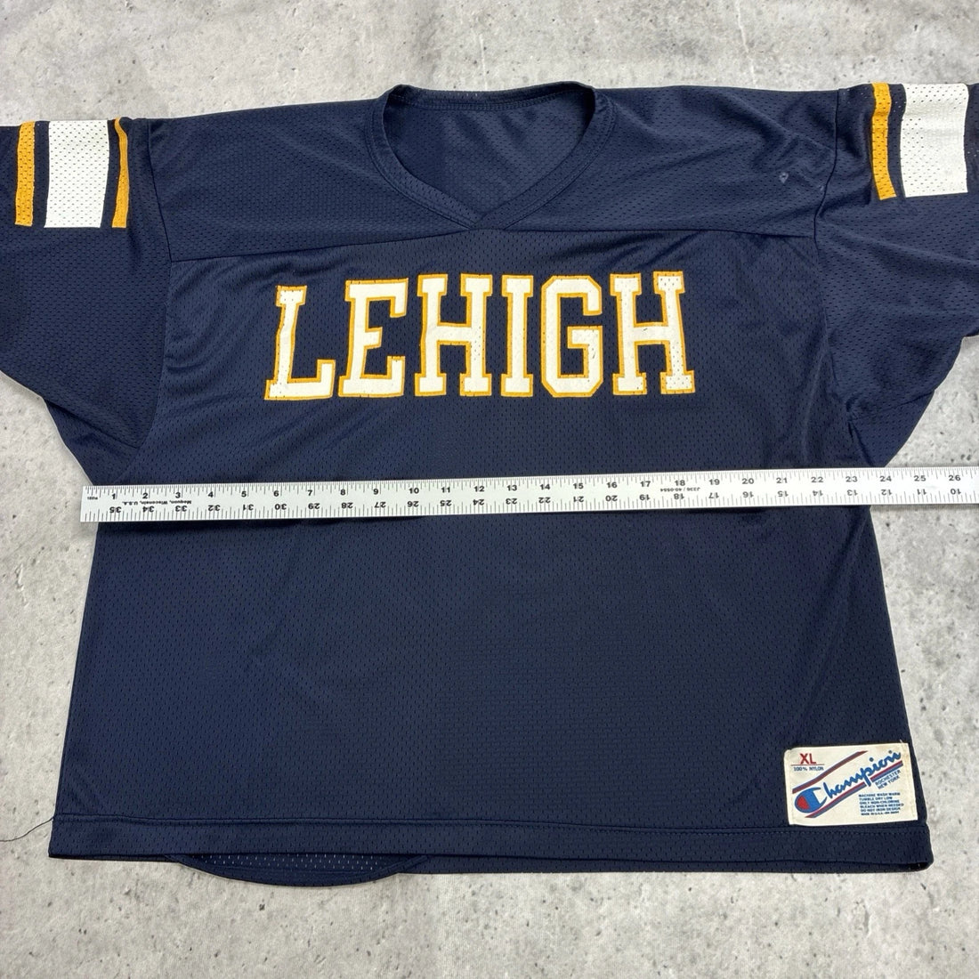 Vintage Lehigh Mountain Hawks Champion Football Jersey Size XL NCAA