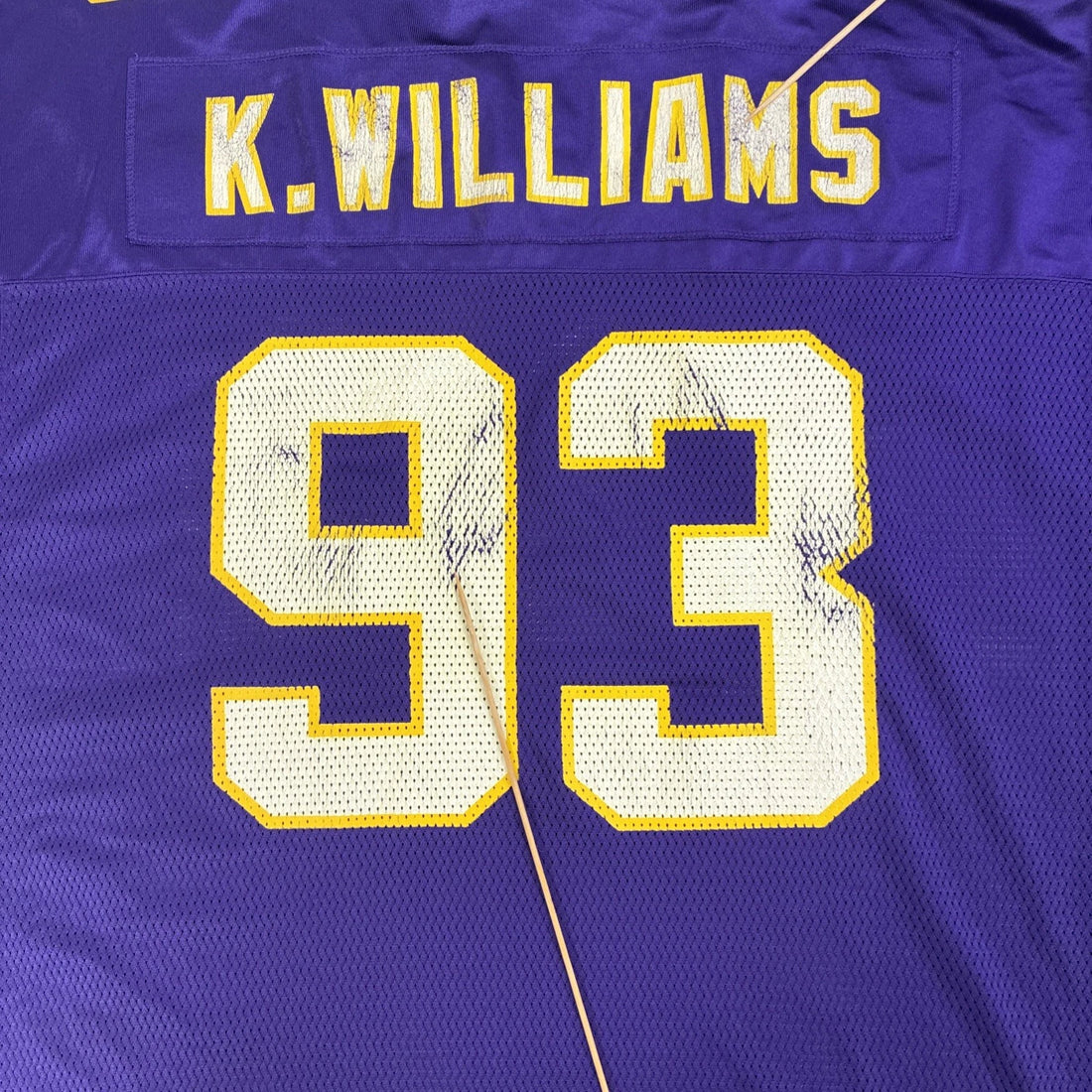 Vintage Minnesota Vikings Kevin Williams Reebok Jersey Size XL NFL